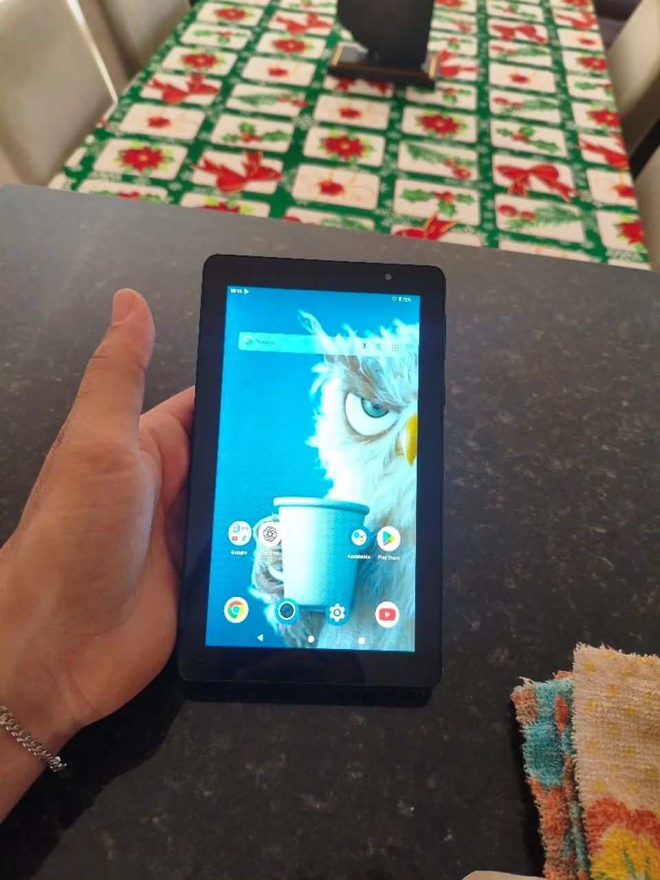 Tablet Vision Tab 7 64GB - Android 14 - Novo, Pouquíssimo Uso**<br>