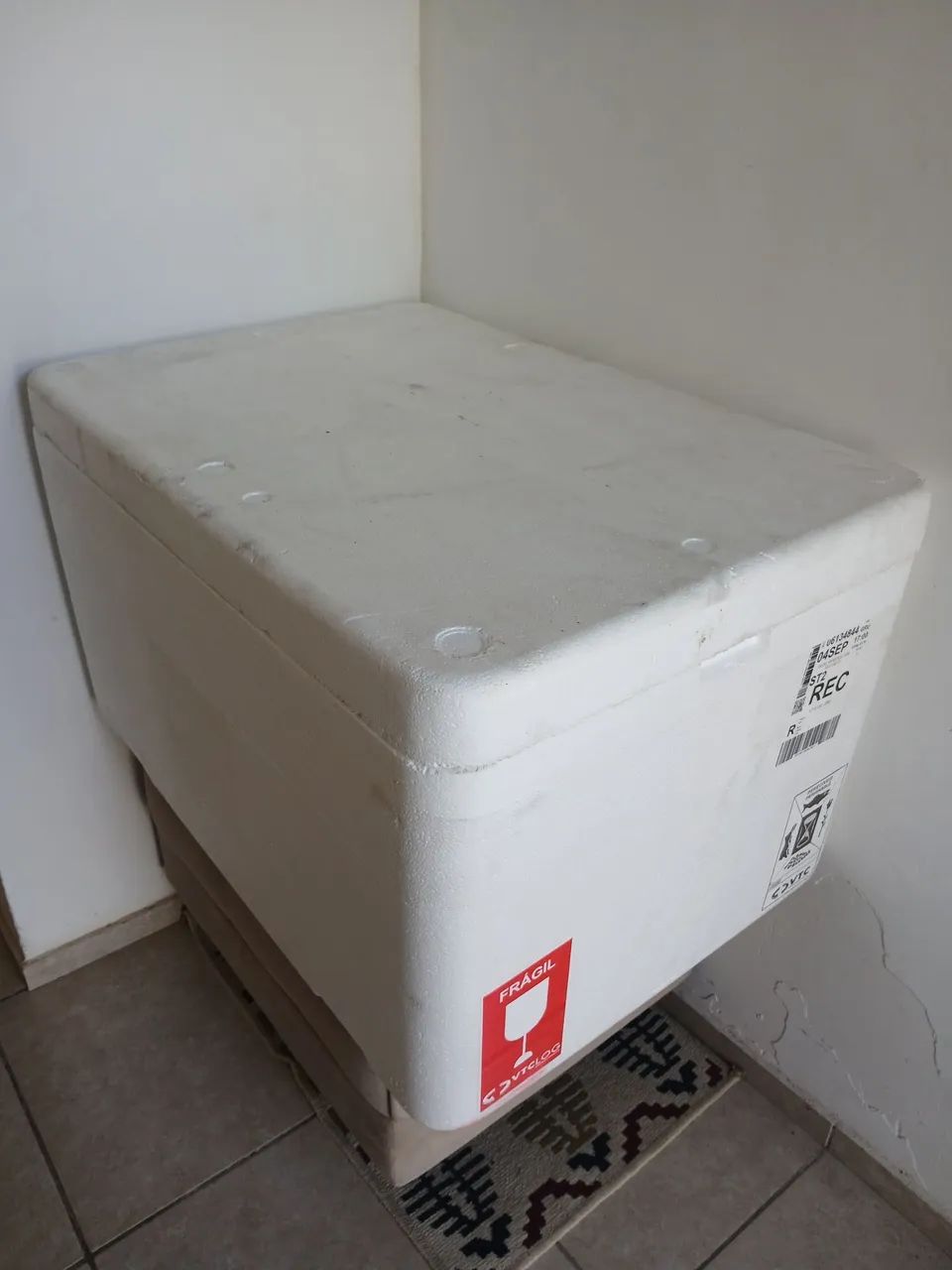 Caixas de isopor 