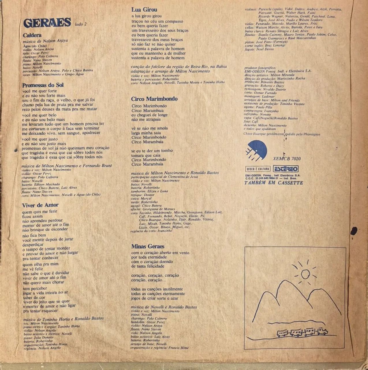 LP de Vinil Milton Nascimento - Geraes (1976) - Foto 5
