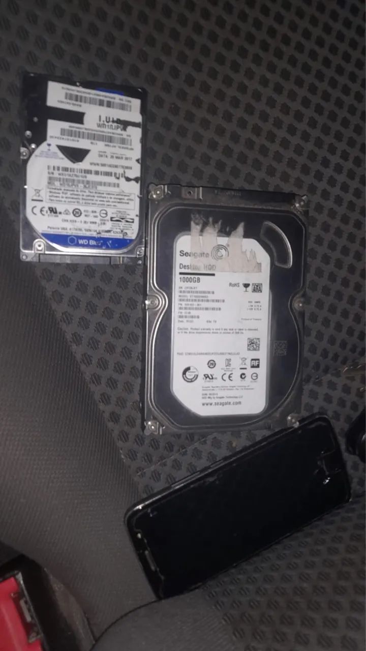 Hd 1 tb para notebook Dvr e computador 150 cada