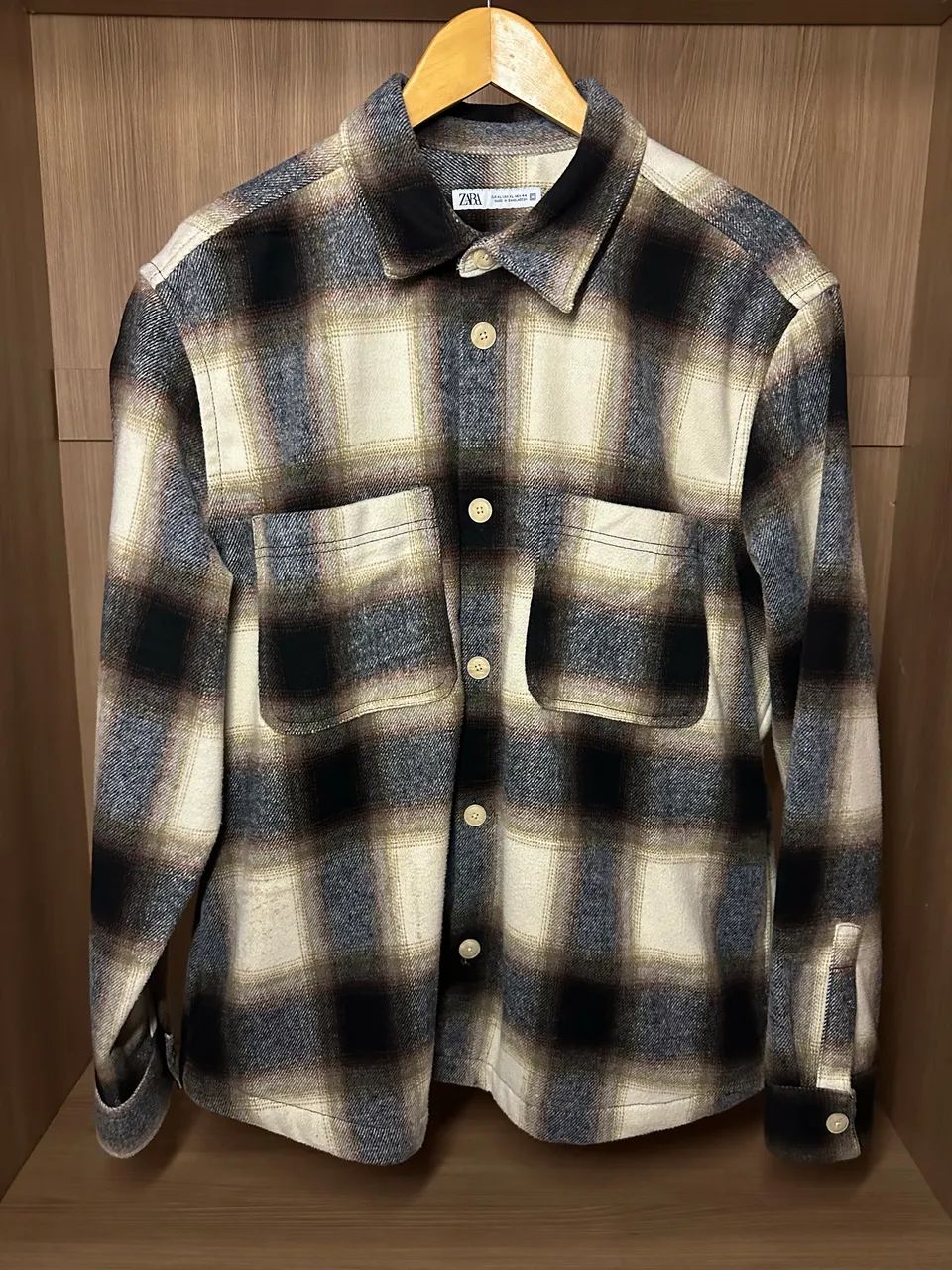 CAMISA XADREZ FLANELA ZARA