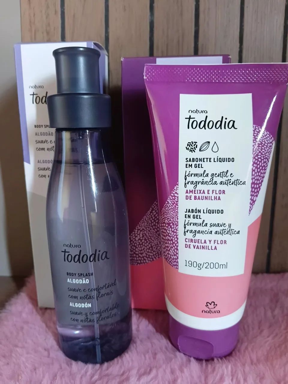 Kit sabonete líquido com body splash 