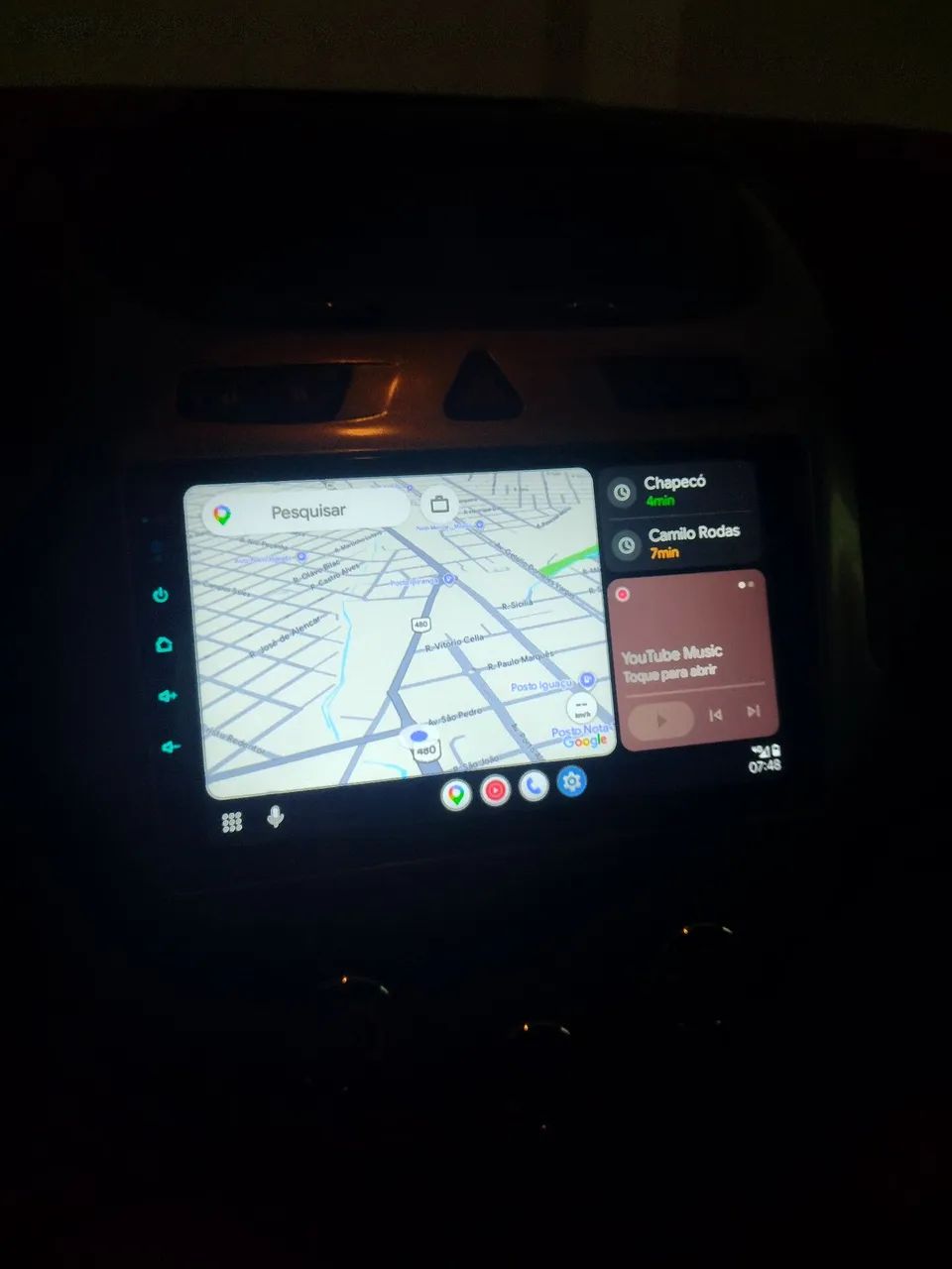 CENTRAL multimídia 9 polegadas produto novo com garantia GPS car play Android Auta quali - Foto 2