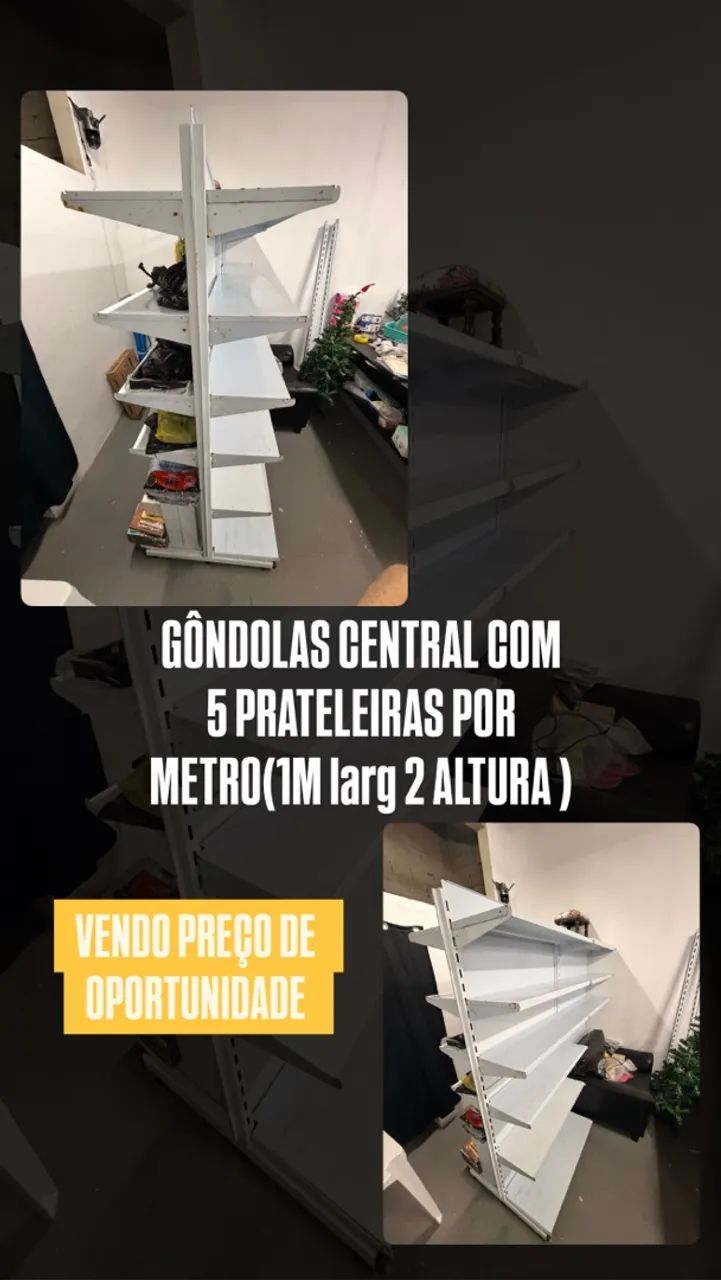 Gôndolas e prateleiras  - Foto 2