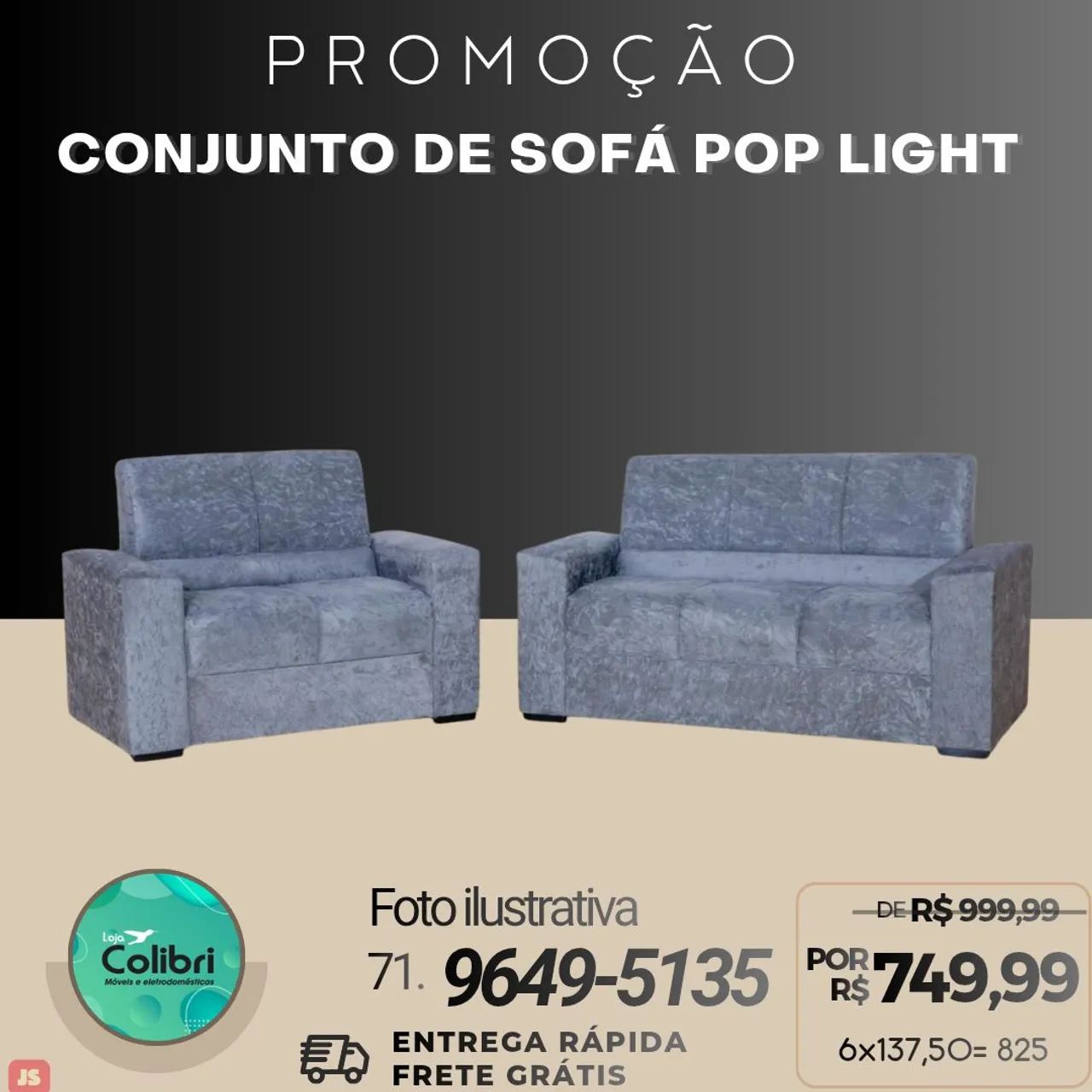 Conjunto de Sofá 