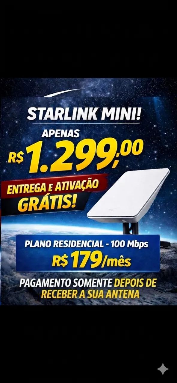 Starlink Mini Kit completo  a pronta entrega  - Foto 2