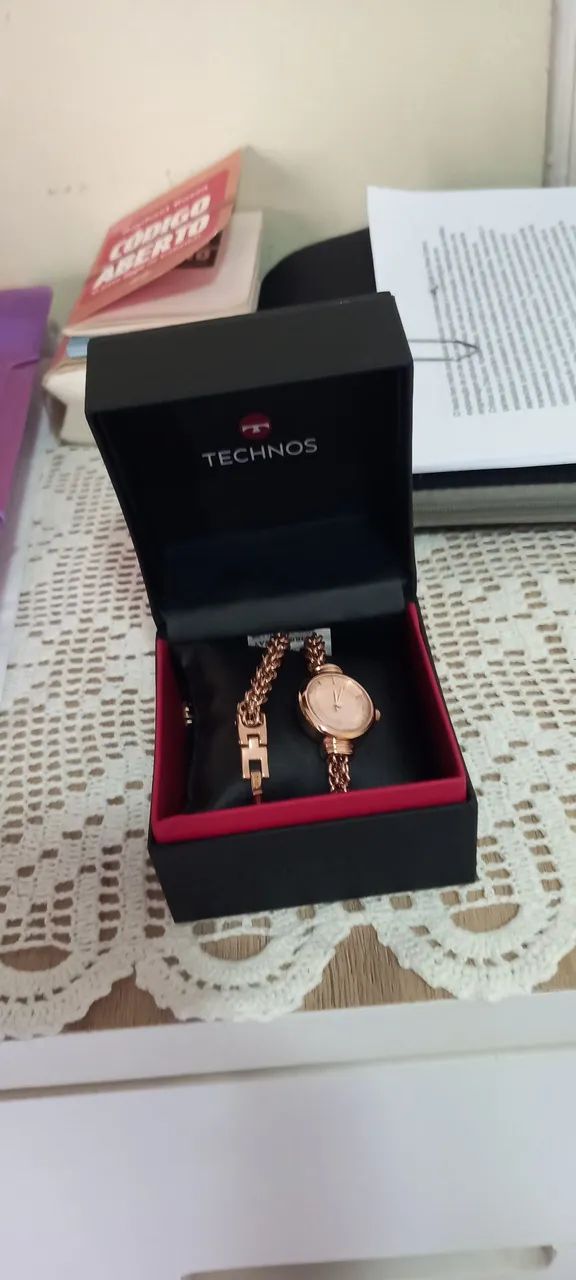 Vende-se um relógio techno folheado a ouro - Foto 4