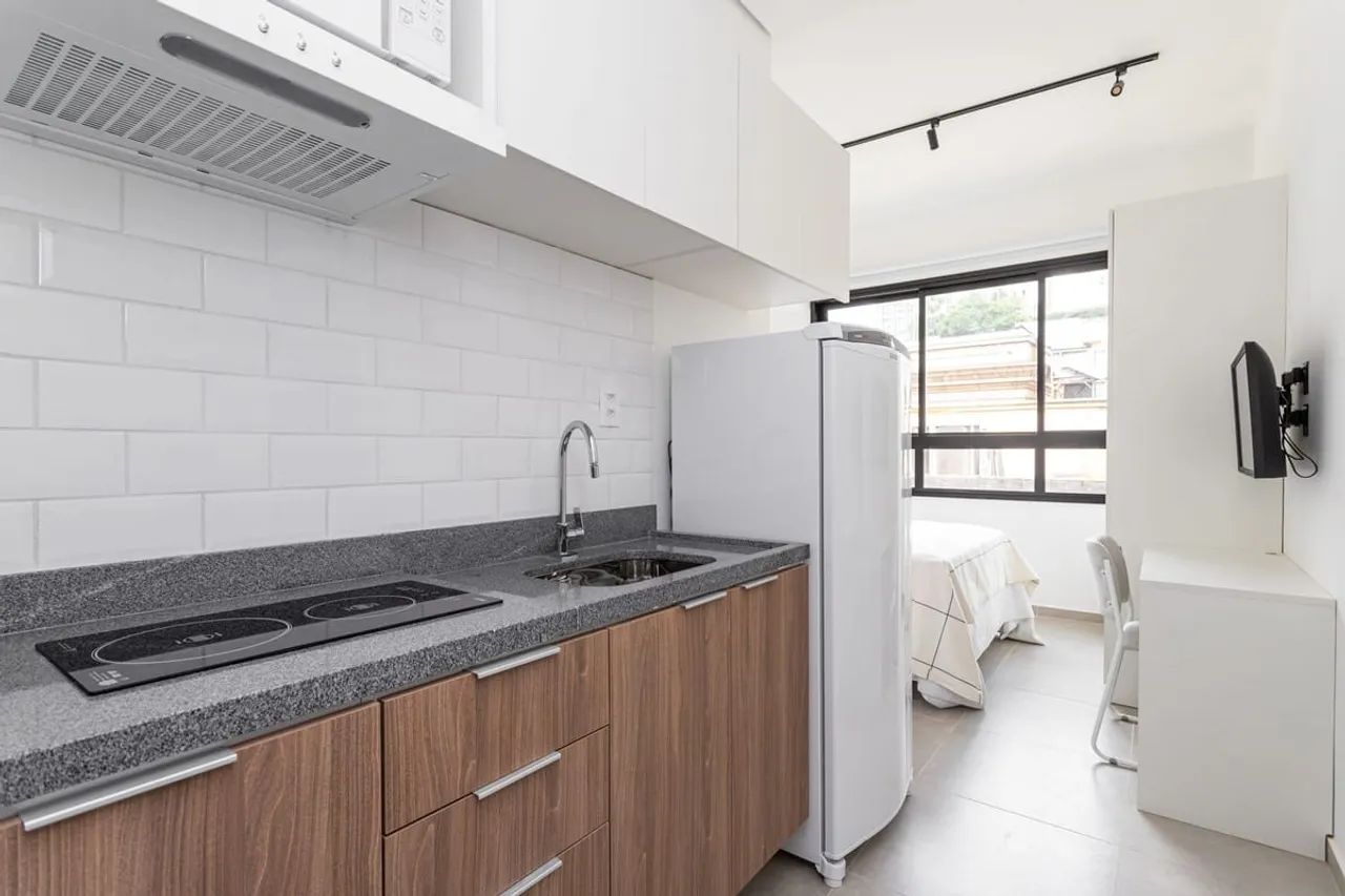 Apartamento com 1 Quarto para alugar, 18m² - Centro - Foto 3