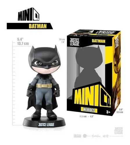 Boneco Colecionável Minico Dc Batman 13cm Liga Da Justiça - Foto 4