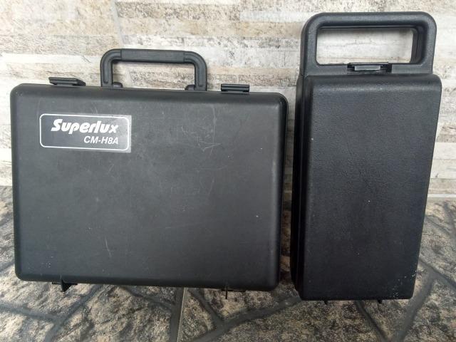 Vendo Barato Microfones,tripé e headphone