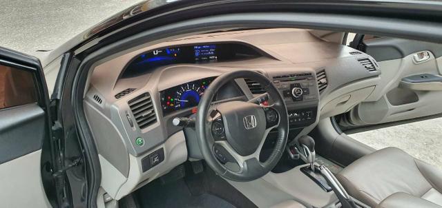 Honda Civic Sedan LXR 2.0 Flexone + GNV 5g 16V Aut. 4p - Preto - 2014 46.900 - Foto 10