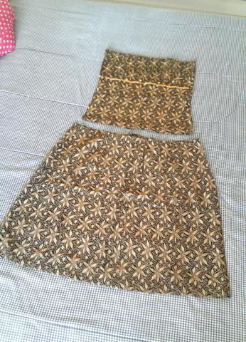 Conjunto de corpete tomara-que-caia e saia - Foto 2