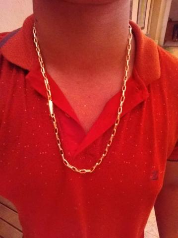 Corrente + pulseira grume feita de moeda antiga com garantia eterna - Foto 4