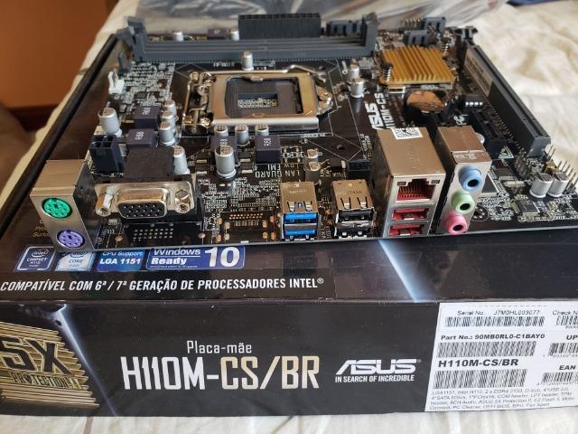 Placa Mãe Asus H110 P/ 6ª e 7ª Geração - Foto 4