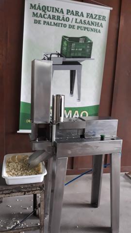 Máquina de fazer rodelas é picado de palmito