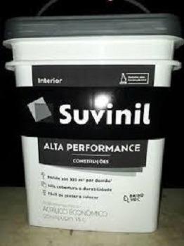 Tinta branca suvinil 18 l alta performance