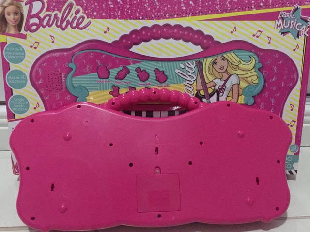 Vendo teclado musical da Barbie na caixa! - Foto 3