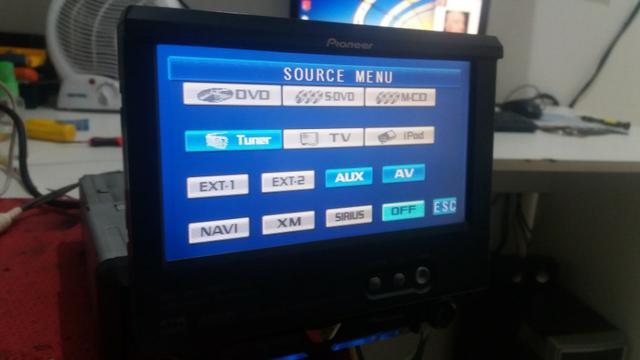 DVD retratil piooner para carro entrego