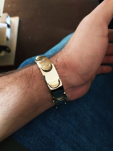 Bracelete escamado moeda antiga - Foto 2