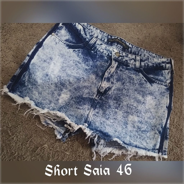 short saia tamanho 46