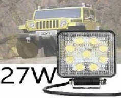 Farol De Milha Led 27w 12v/24v Automotivo Refletor Led 12v/24v - Foto 4