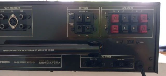 Amplificador receiver gradiente S 126 - Foto 5