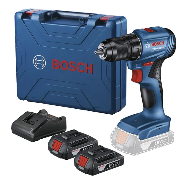 Furadeira e parafusadeira à bateria Bosch GSB 185-LI 18V, BRUSHLESS