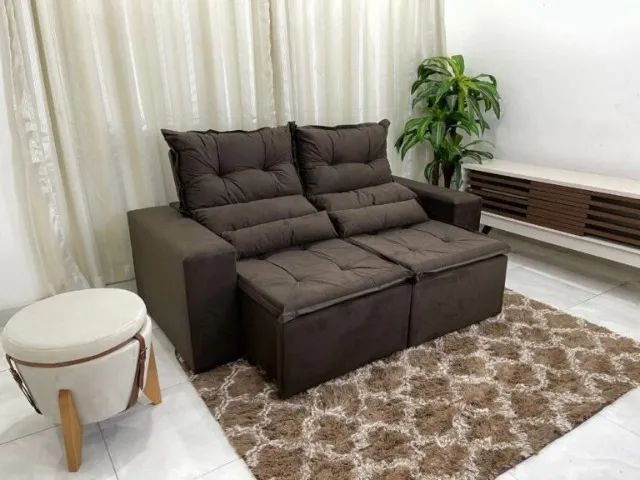 Sofá Retrátil Reclinável Beatriz 1.90m (LD) - Foto 5