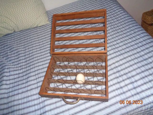 Antiga Maleta Porta Ovos - Foto 4