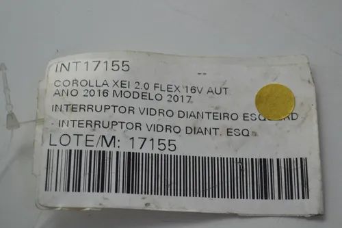 Comando Dianteiro Esquerdo Botão Vidro Corolla Original - Foto 5