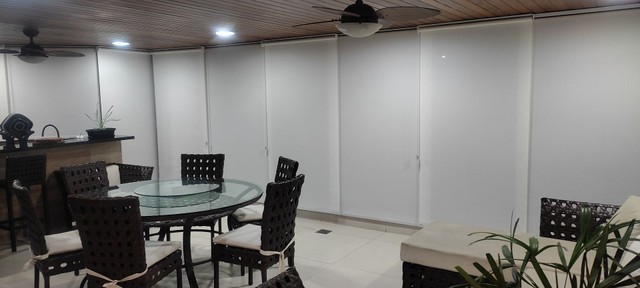 Persiana Rolô e Romana Solar para Sala/Varanda 