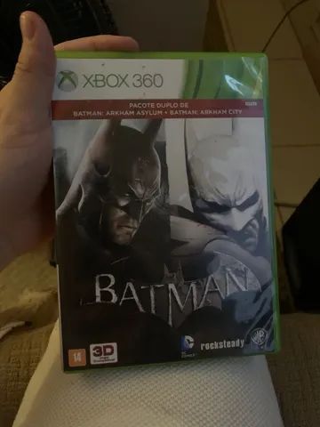 Jogo Batman Arkham Asylum+Batman Arkham City Xbox 360 Usado - Meu Game  Favorito