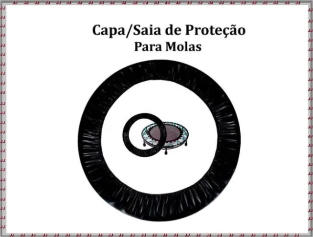 Capa saia para mini jump de 30 a 36 molas