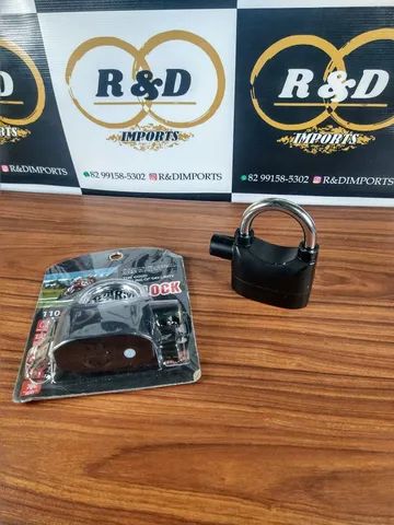 ! Entrega grátis ! Cadeado com alarme, ótimo produto para moto - Foto 2