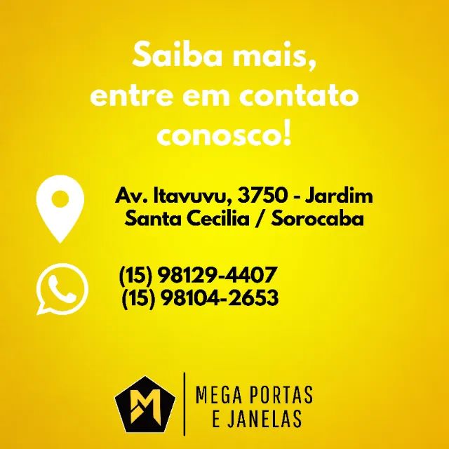 Porta Sacada Quatro Folhas Alumínio branco - Foto 3