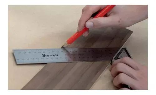 Esquadro Aço Inox Marceneiro Marcenaria - Foto 4