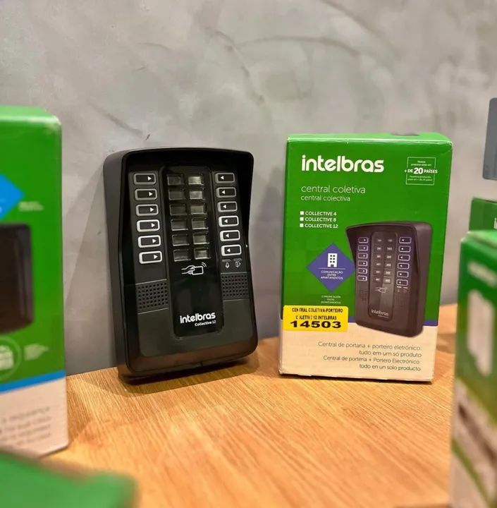 Interfone e câmera intelbras para condomínio ou residência. Produtos novos e com garantia