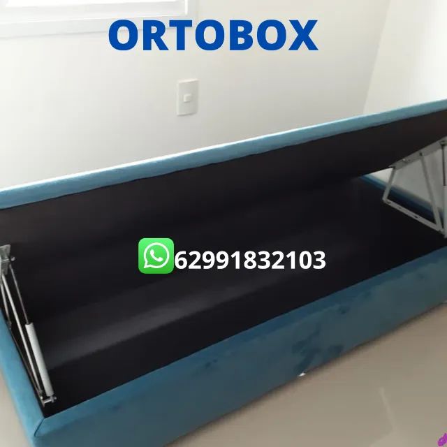 Box Baú solteiro ?Revestimento corino e suede - Foto 4