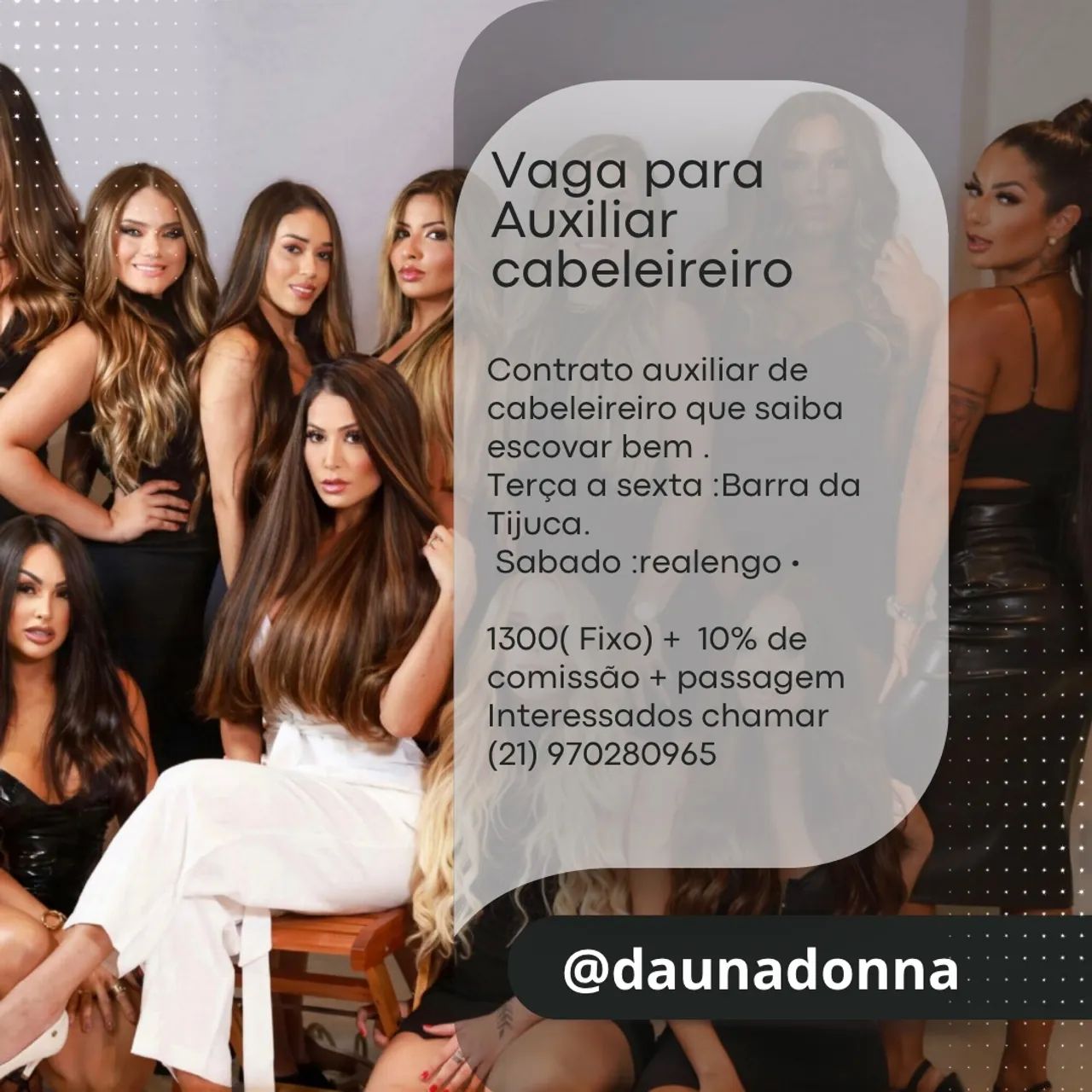 Auxiliar de cabeleireiro 