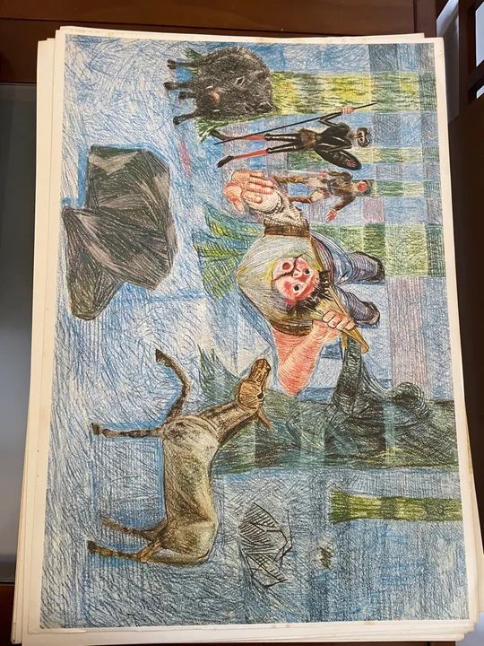 Quadros de Cervantes - Portinari e Drummond poesias e quadros - Foto 4