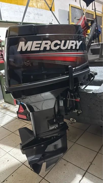 Motor de popa Mercury 50hp 4 tempos - Foto 3