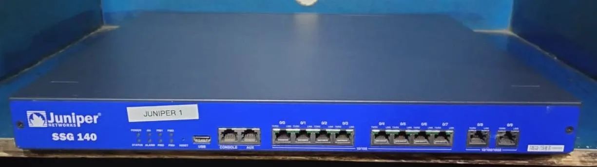 roteador juniper ssg 140 firewall