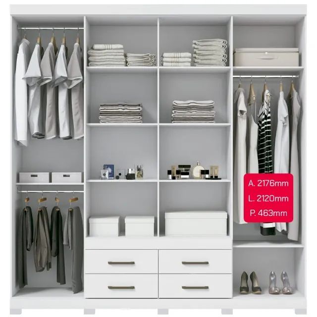 guarda roupa 8 portas - Foto 2