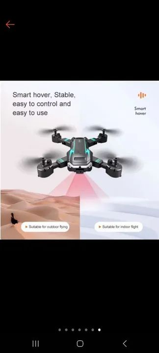 Drone Q6 camera 8k fotografia aérea Dual câmera estabilidade  - Foto 6