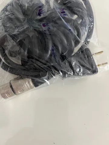 Cabo de força Alimentação Ac expiral com fêmea XLR perfeito - Foto 5