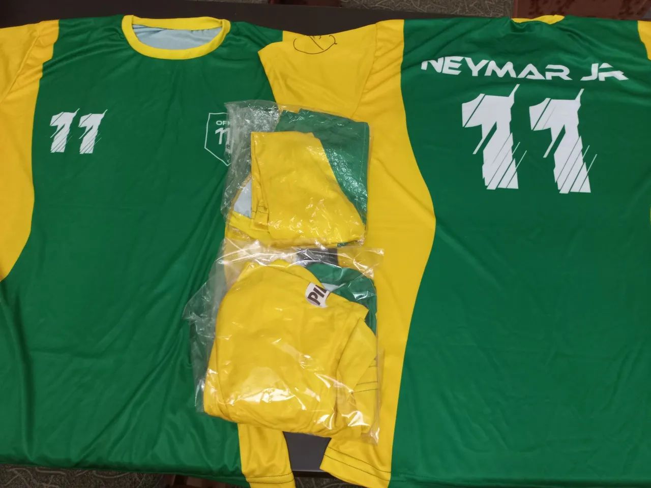 Camisa neymar jr pilão 4 peças  - Foto 4