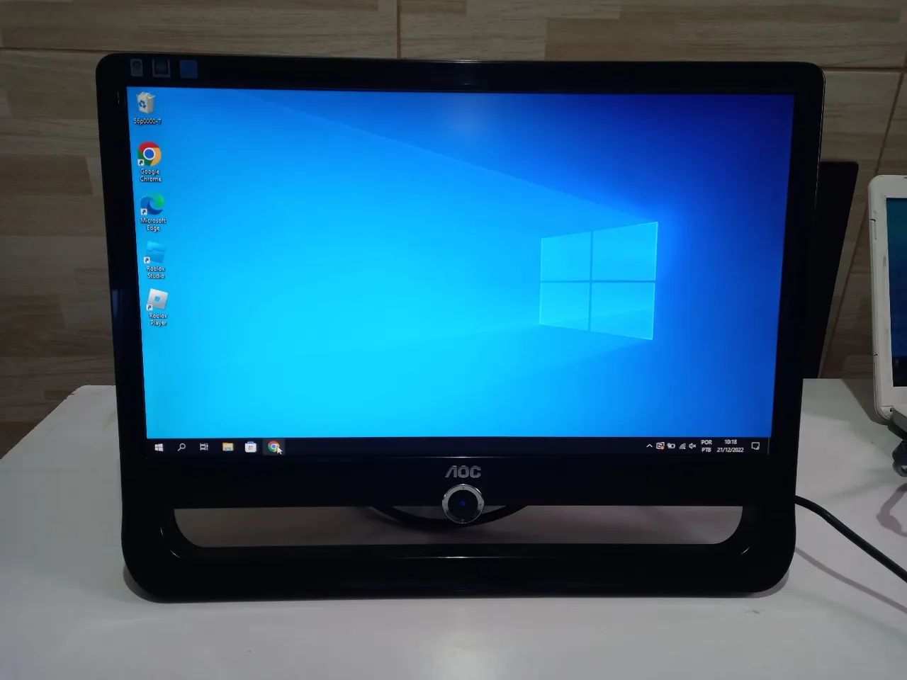 Monitor Aoc Polegadas Entradas Vga E Dvi Usado Monitores