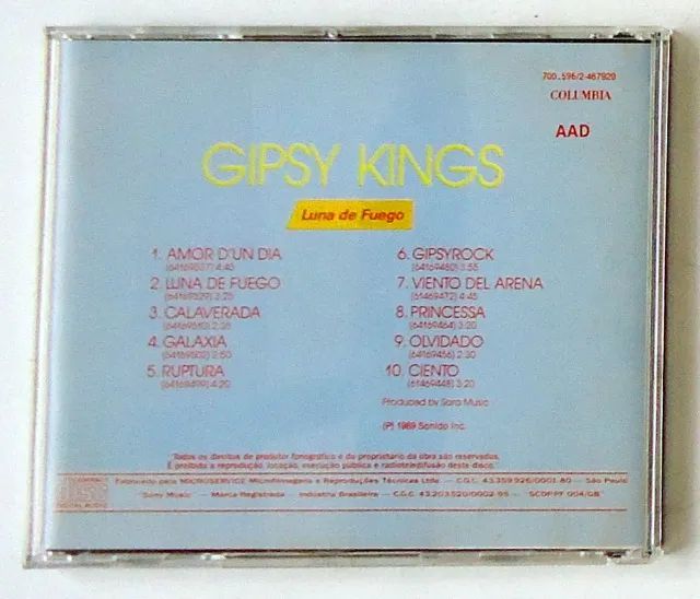CD Gipsy Kings - Luna De Fuego - Foto 2