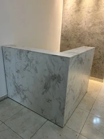 balcão de recepção em L - Foto 3