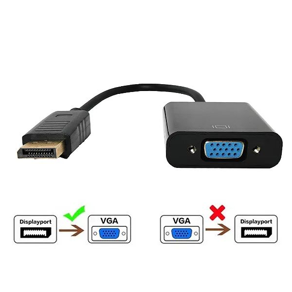 Conversor Displayport para VGA - Foto 2
